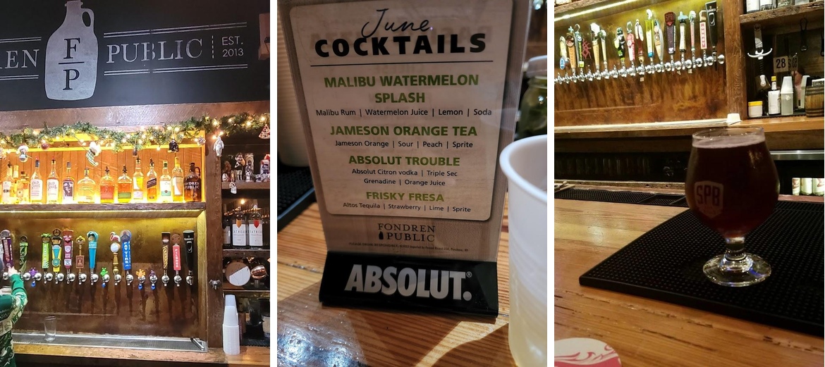 Fondren Public Menu