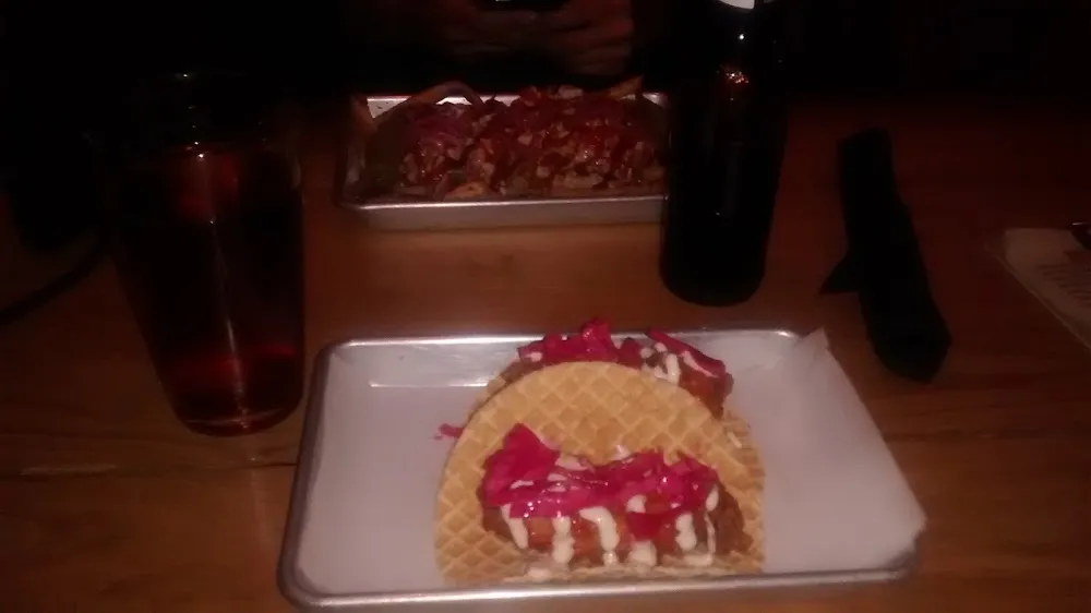 Chicken and Waffles Loaded